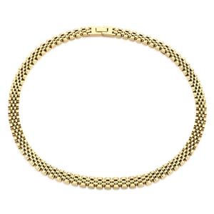 Collar de Acero Inoxidable Dorado Impermeable para Mujer, Joyería 2026, Collar con Cadena Cubana Chapada en Oro de 18k para Mujer - Product Image 5