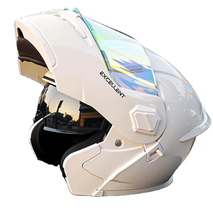 Nuevo <span class=keywords><strong>Casco</strong></span> <span class=keywords><strong>Integral</strong></span> PBRabbit con Doble Visera y Protección Solar, Cierre Doble D para Motocicleta/Vehículo Eléctrico, para Hombre y Mujer - Product Image 6