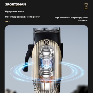 <span class=keywords><strong>Rasoir</strong></span> électrique <span class=keywords><strong>sans</strong></span> <span class=keywords><strong>fil</strong></span> rechargeable professionnel pour hommes avec batterie, lame en acier inoxydable, charge rapide, auto-lavage, pour usage domestique - Product Image 3