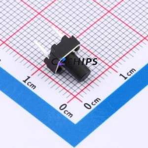 TSA06154-085B332BA Tactile Switch Through hole Component (THT),6.1x6.1mm Switch Single Pole Single Throw Round Button 1.8N 6.1mm - Product Image 1