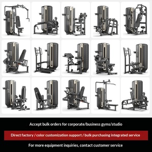 Máquina de Ejercicios Comercial para Flexiones y Extensión de Piernas Modelo F3018, Equipo de Fitness para Entrenamiento de Hombros, Glúteos y Piernas, Set Completo - Product Image 5