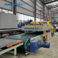 Système de contrôle PLC personnalisable pour la fabrication automatique de dalles en pierre artificielle SINONE Equipment, machine de pressage de quartz