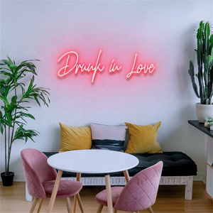 Koncept Envío Directo 20 pulgadas Borracho enamorado letrero de neón LED Luz de neón Publicidad Letrero de neón LED personalizado - Product Image 5