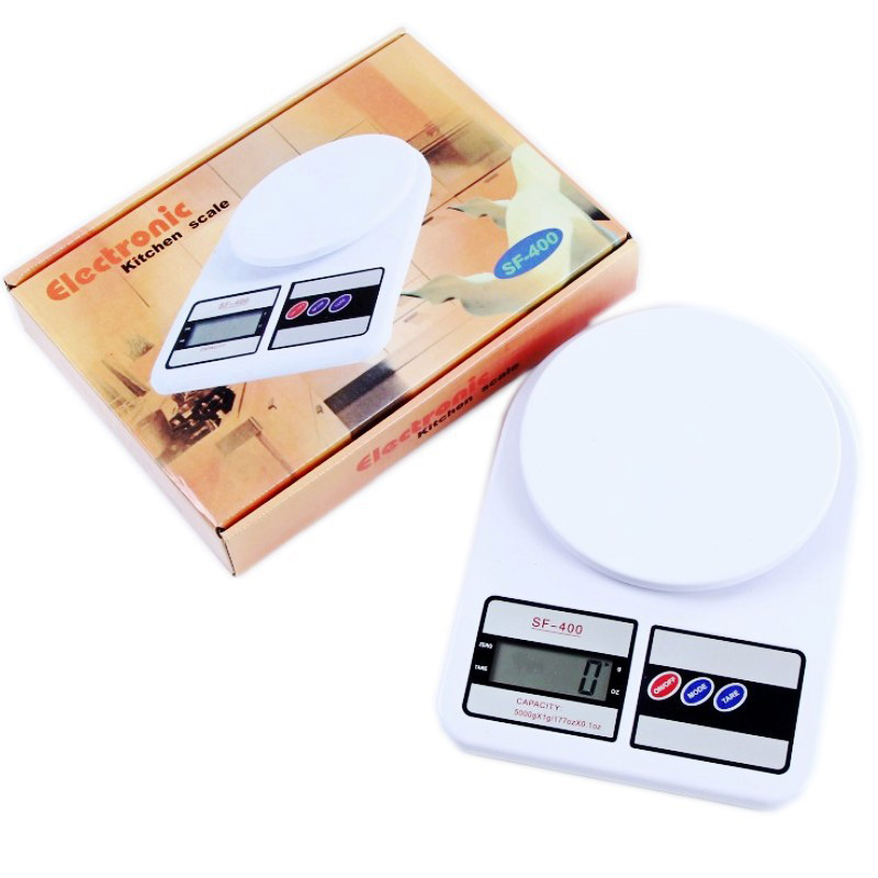 SF-400 Round ABS Plastic Table Scale 10kg Digital Pesando 5kg Cozinha Escala Eletrônica