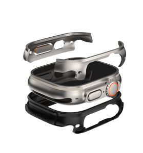 เคสนาฬิกาอะลูมิเนียมสำหรับการบิน ป้องกันเต็มรูปแบบ ฝาครอบกรอบกันกระแทกสำหรับสมาร์ทวอทช์อัลตร้า 49 มม. กันกระแทก ชาร์จได้โดยตรง ขายปลีก - Product Image 1