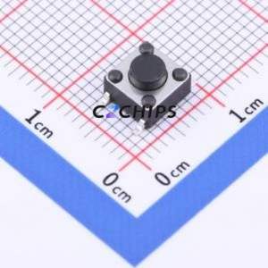 TSD003B04330A Tactile Switch SMD,6x6mm Switch Round Button 3N Vertical Mount 6mm - Product Image 1