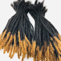12 pouces Noir # 27 Couleurs Cheveux Humains Brésiliens Remy Faits Main pour Tresses, Crochets et Dreadlocks – Locks de 0,6 cm, 100g en Stock