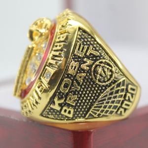 2020 venta al por mayor Kobe Bryant Memorial baloncesto Campeonato anillo diseño personalizado hombres aleación moda anillo Salón de la Fama inspirado - Product Image 4
