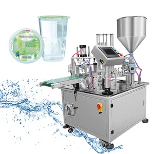 Liquid Filling Machine Fully Automatic Easy To Operate Liquid Drinking Mineral Water Cup Filling Machine Packaging Machines