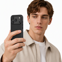 Étui de téléphone antichoc Nillkin pour iPhone 18 Pro / 18 Pro Max, coque de protection hybride TPU+PC antidérapante
