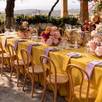 Nappe Moderne Imprimée en Polyester Lavable, Tissage Uni Épais, pour Dîner en Jardin Italien, Fêtes, Hôtels, Événements, Maison