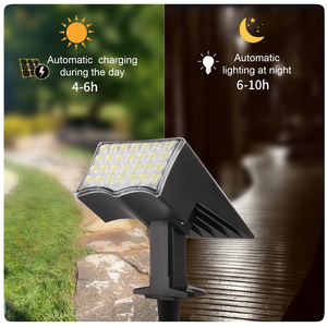 Lámpara Solar <span class=keywords><strong>LED</strong></span> para Jardín Tayire IP65, Resistente al Agua, RGB, Luz Blanca Cálida, <span class=keywords><strong>Sensor</strong></span> de Luz, para Césped, Patio, Camino, Paisaje, Alimentada por Batería - Product Image 6