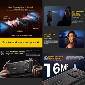 Blackview BV6200 Plus Telefono Rugged 4G a Prezzo di Fabbrica, 8GB+<span class=keywords><strong>128GB</strong></span>, Display 6.56 Pollici 90Hz, Smartphone Android Impermeabile per Esterni - Product Image 5