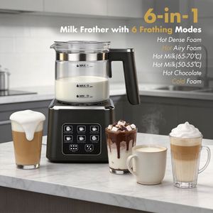 Espumador de Leche Eléctrico de Nuevo Diseño, Multifuncional, para Calentar Leche/Chocolate - Product Image 2