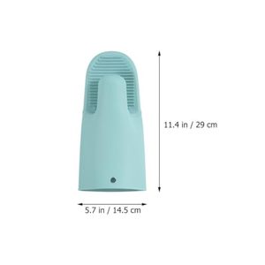 Gants de four en silicone épais à pois de style nordique, isolation haute température, pour cuisine et micro-ondes, avec logo personnalisé - Product Image 3