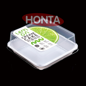 Cấp thực phẩm hộp cho bao bì thực phẩm tráng miệng sô cô la Platter tráng miệng bao bì tráng miệng nhựa hộp trong suốt - Product Image 1