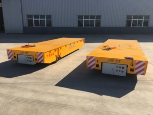 Carrello Piattaforma Sterzabile a Batteria da 10T per Movimentazione in Officina - Product Image 2