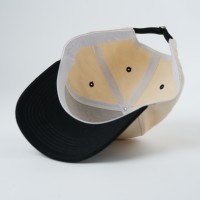 Personnalisé 5 Panneau Respirant Léger Casquettes de Baseball Dot Fruit Motif Coton Sergé Oxford Tissu D'été Casual Dobby Style
