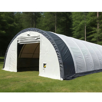Bâtiments en tissu à double treillis résistants aux intempéries, abri de stockage en PVC, tentes de stockage, abri de jardin, tente de garage