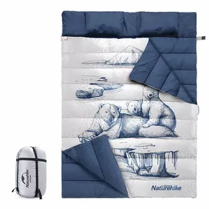 ダブル取り外し可能な寝袋漫画大人のキャンプ通気性のある暖かい寝袋