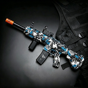 Jouet de simulation motorisé de haute qualité M416, pistolet à billes de gel électronique en plastique avec boîte colorée - Product Image 1