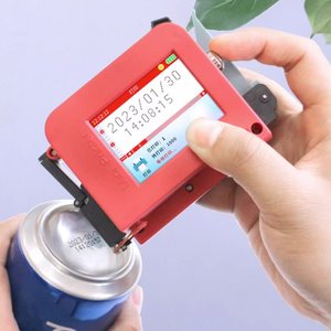 Imprimante d'étiquettes de poche mini portable la plus récente de 2023 pour sacs <span class=keywords><strong>en</strong></span> plastique, dates, codes-barres, codes QR - Imprimante à jet d'encre portable - Product Image 3