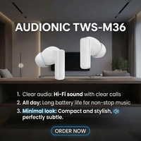 Écouteurs sans fil ANC ENC TWS avec chipset JL, affichage numérique, double micros, réduction de bruit, stéréo HiFi, intra-auriculaires, sport, gaming, IPX5