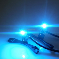 Accessoires d'éclairage automobile : Lentille de projecteur LED de type T, décoration LED Yeux de Diable, application téléphonique RGB, Yeux de Démon LED pour lentille de projecteur HID