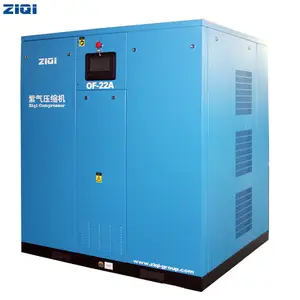 Good quality 22kw 8bar 415V ac power 30hp air cooled water injected 100% oil free scroll air compressor with factory price