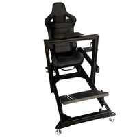 Kit simulateur de cockpit de course populaire en Europe avec siège de jeu confortable 4080 40160 pour équipement de jeu vidéo de conduite virtuelle