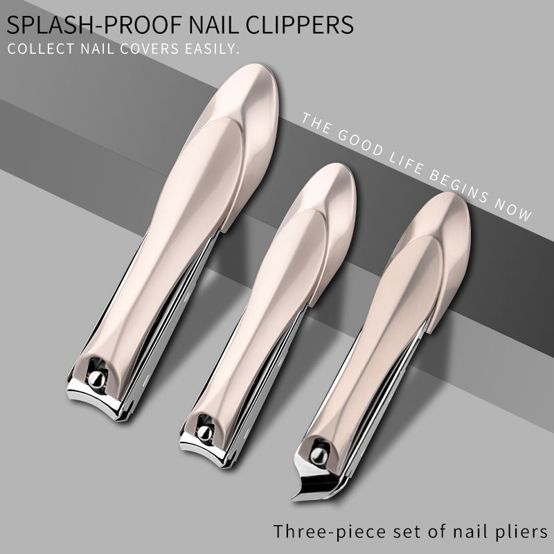 3 шт., кусачки для ногтей, из нержавеющей стали