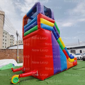 Yuedong 19.6ft قابلة للنفخ التجارية كتلة بناء نطاط كومبو ممر جاف الشريحة الملونة التسلق - Product Image 4