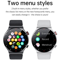 Montre intelligente HD unisexe, charge magnétique, boîtier en acier inoxydable et plastique, répondre aux appels, boussole, multiples fonctions sportives - Pour hommes et femmes