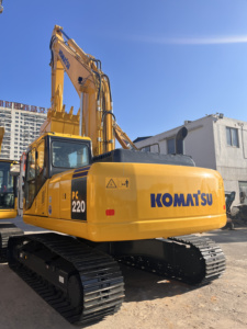Excavadora de 22 toneladas Komatsu PC 220, modelo más nuevo y barato, excavadora de orugas hidráulica Komatsu usada en Japón para la venta - Product Image 4