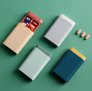 Großhandel Youping Anpassbare 7-Tage BPA-freie Kunststoff-Pillendose Niedliche Reise- und Outdoor-Pillenaufbewahrungsboxen mit Schubladen vom Hersteller - Product Image 4