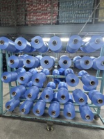 Fil de polyamide (Nylon 6/Nylon 66) multifilament DTY, fil collé pour broderie, tricot à la main, crochet et couture