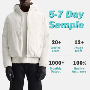 Veste en duvet d'extérieur pour hommes chaude et respirante d'hiver personnalisée OEM vente en gros Veste en duvet imperméable à capuche pour hommes - Product Image 2