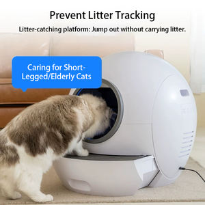 Lettiera Automatica per Gatti Grande, Anti-Graffio, Anti-Adesiva, Portatile, Inodore, Controllabile tramite App, Autopulente, per Viaggi - Product Image 2