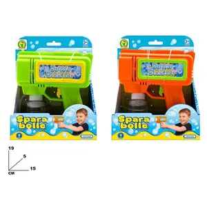 Pistolet à bulles avec lumières 19x15x5 cm pour les enfants, amusement en plein air - Product Image 1