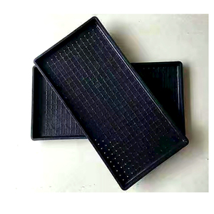 <b>Plastic</b> Seed Nursery Trays Garden Seedling Trays <b>Bracket</b> Propagation Kit Black <b>Plastic</b> Nursery Tray - Product Image 4