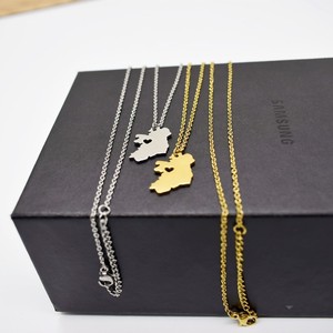 Collar con abalorio <span class=keywords><strong>de</strong></span> <span class=keywords><strong>mapa</strong></span> <span class=keywords><strong>de</strong></span> Irlanda, joyería hecha a mano, a la moda, pequeño colgante <span class=keywords><strong>de</strong></span> <span class=keywords><strong>mapa</strong></span> personalizado - Product Image 6