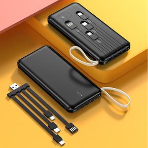 Cargador Portátil con Logotipo Personalizado, 10000mAh 20000mAh, Cables Integrados, Pantalla LED, 10W, Gran Capacidad, Regalos - Product Image 6