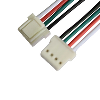 تجميعة أسلاك مخصصة بموصل JST XH 2.54 مم بـ 2/3/4/6/8 دبابيس لبطاريات الليثيوم وإضاءة LED مع كابل 24AWG