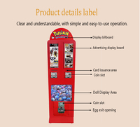 Distributeur automatique portable 2 emplacements pour cartes, autocollants et jouets en capsule, modèle Impulse Purchase, pour salles de mariage de renommée mondiale