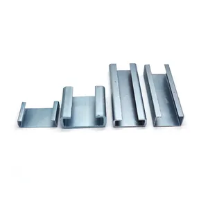 Canal de perfil de acero en forma de sección U/C, canales de acero en forma de U/C, purlins, 50-400mm, Ms, Q235/Q345 /SS400, precio