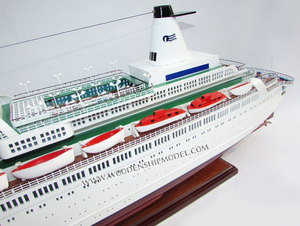 MS PACIFIC PRINCESS High Quality Wooden Model Boat Handcrafted in Vietnam Fast Delivery <b>Novelty</b> <b>Gift</b> - Product Image 5