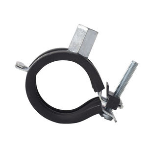 Factory Direct Sale OEM ODM One Side Screw Zinc Plated 2.0mm Band Thickness Heavy Duty Pipe <b>Clamps</b> With Nut - Product Image 4