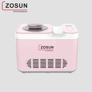 ZOSUN ICM-1510H OEM pembe ev elektrikli dondurma yapma makinesi DIY dondurma için