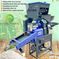 Mini fraiseuse à riz personnalisée avec roulement moteur central Caractéristiques Séparateur de pierres Équipement de fraisage de paddy Prix compétitif