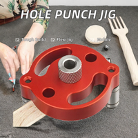 Gabarit de centrage portable et réglable pour le positionnement de trous individuels, outils de menuiserie DIY, outils d'assemblage OEM ODM